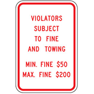  Violators Pennsylvania Sign