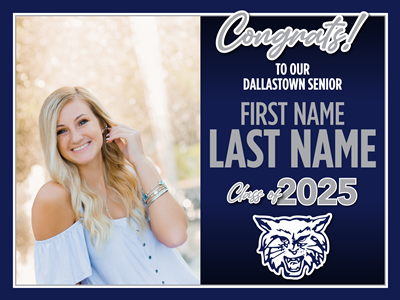 Dallastown Graduation Sign with Photo