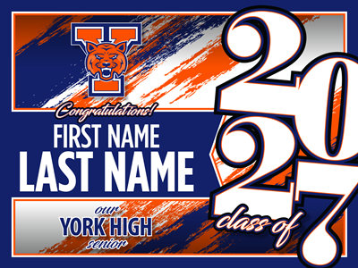 York High Graduation Sign