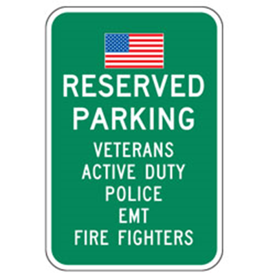 Reserved Parking Sign