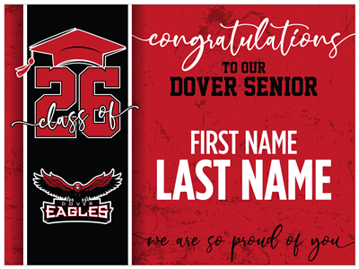 Dover Graduation Sign