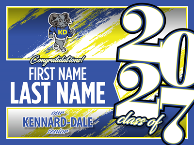 Kennard Dale Graduation Sign