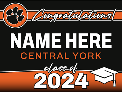 Central York Graduation Sign