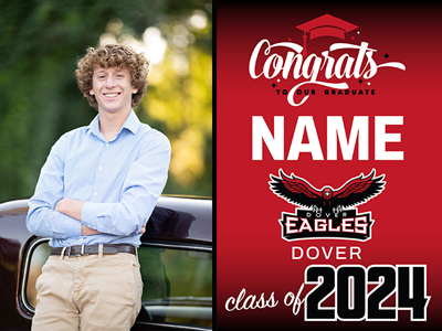 Dover Graduation Sign with Photo